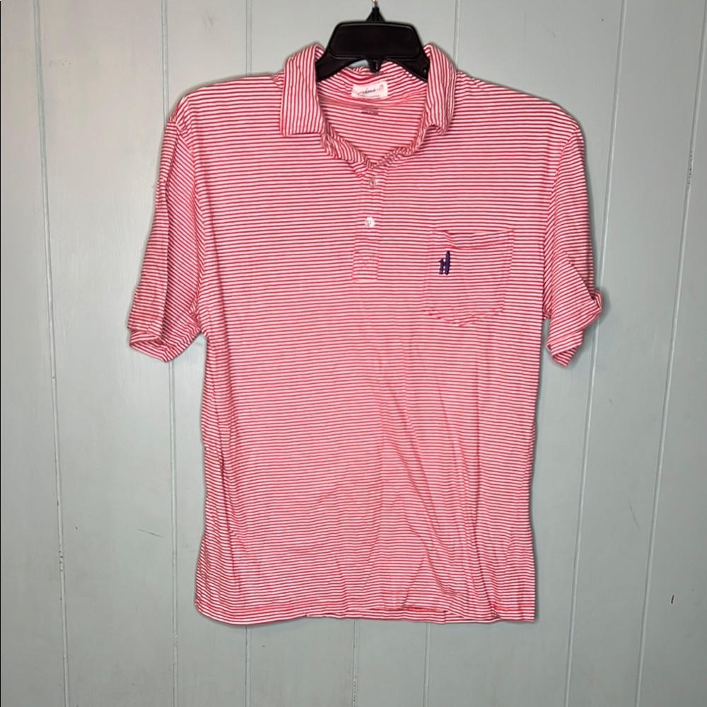 johnnie-O Pink Polo Shirt Classic Style
